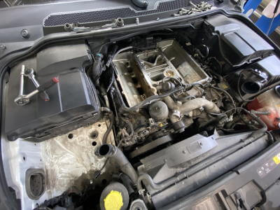 ремонт привода нагнетателя Range Rover Sport